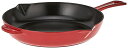 【中古】【未使用・未開封品】(Cherry) - Staub 1222606 Fry Pan, 25cm, Cherry