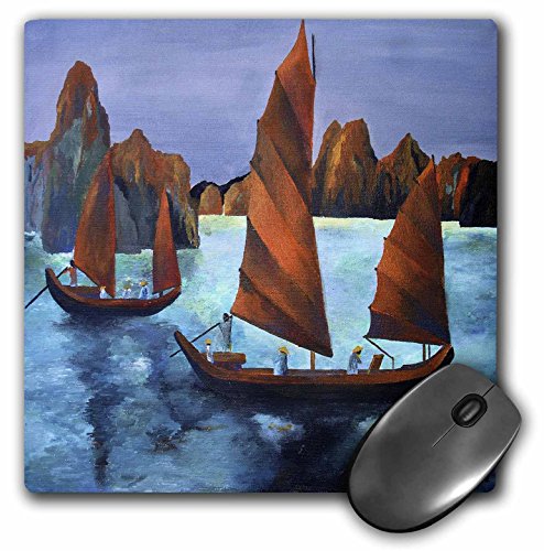 【中古】【未使用・未開封品】3drose LLC 8?x 8?x 0.25インチマウスパッド、中国Junksブルー迷惑、リア..