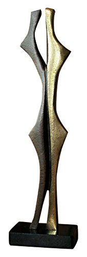 【中古】【未使用・未開封品】NovicaメタリックRomanticブロンズ彫刻、3.9?" Tall ' In Confidence '