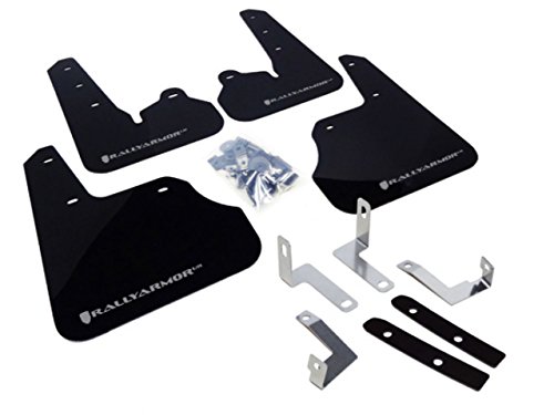 【中古】【未使用・未開封品】Rally Armor MF22-UR-BLK/SIL ブラック シルバー 泥よけ ロゴ付き (12+ ..