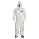 【中古】【未使用・未開封品】DuPont 251-TY122S-XL Dupont Tyvek Coverall Zip Ft Hd Skid Resist. Xl