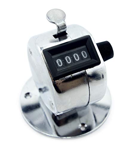 【中古】【未使用・未開封品】4桁メタルハンドタリーカウンター、クリッカー、テーブルトップ、ハンズ..