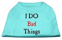 【中古】【未使用・未開封品】Mirage Pet Products 51-28 MDAQ I Do Bad Things Screen Print Shirts Aqua M - 12