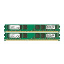 【中古】【未使用・未開封品】キングストン Kingston デスクトップPC メモリ DDR3 1333 (PC3-10600) 8GB×2枚 CL9 1.5V...