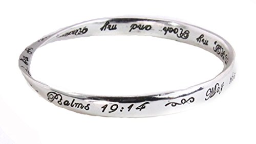 楽天AJIMURA-SHOP【中古】【未使用・未開封品】4030197 Jesus Christian Bracelet Religious Bible Psalm 19:14