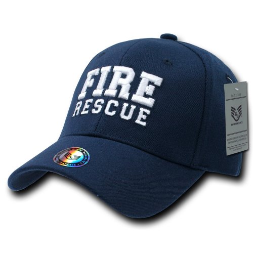 【中古】【未使用・未開封品】Rapid Dominance R82-FRS-NVY-06 FitAll Flex Caps, Fire Rescue, Navy, Small And Medium