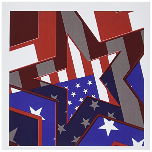 【中古】【未使用・未開封品】Sandy Mertens愛国スターパターン???グリーティングカード???アメリカ国旗 Set of 12 Greeting Cards