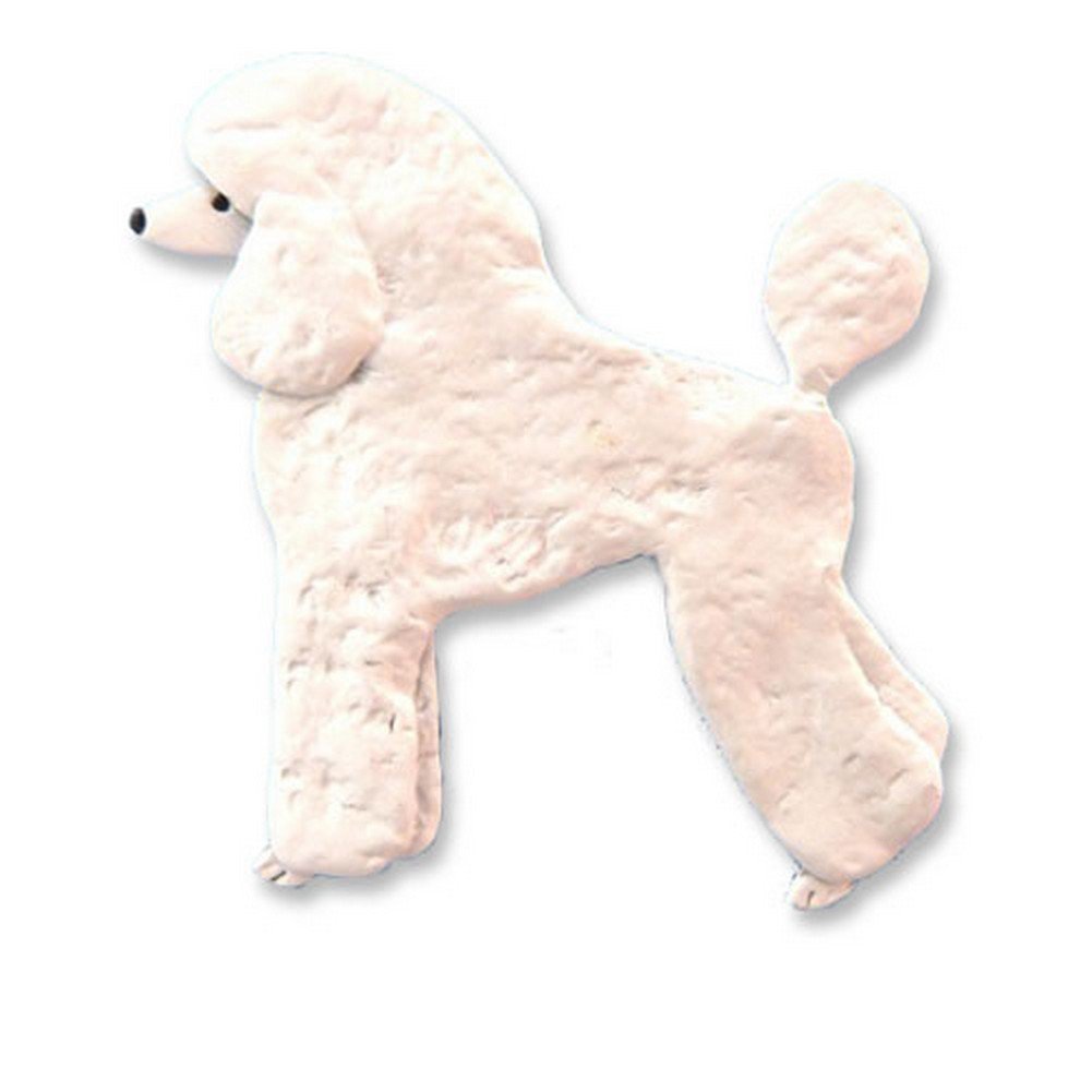 【中古】【未使用・未開封品】エナメルホワイトプードルピンby魔法の動物園