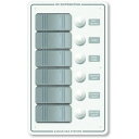 【中古】【未使用・未開封品】Blue Sea 8273耐水性パネル???6ポジション???ホワイト???垂直