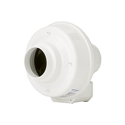 Fantech FR 140 Inline Centrifugal 6 Duct Fan, Molded Housing, 214 CFM by Fantech