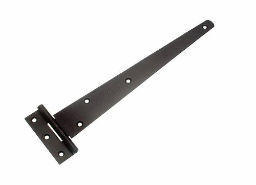 【中古】【未使用・未開封品】ゲートShedドアTee Tヒンジ10インチ250?mmブラック+ネジ（20ペア）