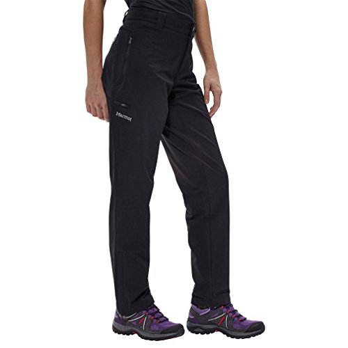 yÁzygpEJizMARMOT WOMENS SCREE PANT REGULAR LEG BLACK (US6 UK10)