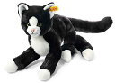 yÁzygpEJizSteiff - 99366 - Peluche - Chat-pantin Mimmi - Noir/Blanc