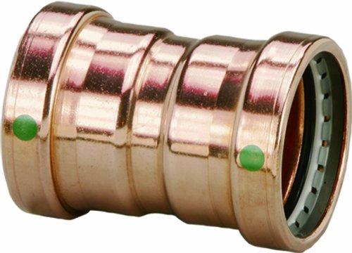 Viega 20728 ProPress 無鉛銅 XL-C ロールストップカップリング 2-1/2インチ P x P 1パック