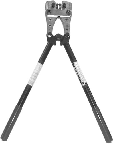 Burndy MRC840 Hytool Hand-Operated Crimper, #8-4/0 AWG Non-Insulated Copper Terminals and Splices, 26 Length, 8 Width by Burndy