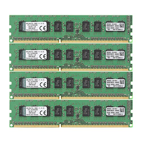 【中古】【未使用・未開封品】キングストン Kingston サーバー用 メモリー 1600MHz 32GB ECC Kit of 4 KTH-PL316EK4/32G 永久保証