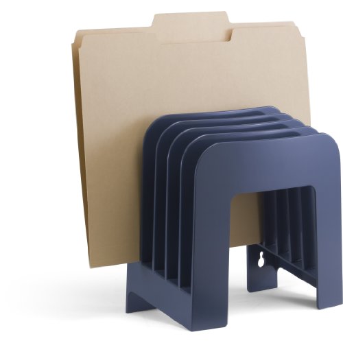 【中古】【未使用・未開封品】Officemate Verticalmate キュービクルファイルソーター 5コンパートメント チャコール 29252