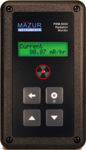 【中古】【未使用・未開封品】Mazur Instruments PRM-9000 Geiger Counter and Nuclear Radiation Contamination Detector and Monitor, 0.001 to 125 mR/hr Range, +/-10 Per
