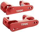 【中古】【未使用 未開封品】Traxxas 6832R Caster Blocks Aluminum Left and Right, Red-Anodized, Slash 4x4 おもちゃ 並行輸入品