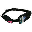 【中古】【未使用・未開封品】SPIbelt dual-pocketスポーツベルト、ブラックFabric / Black Zipper / Logo Band
