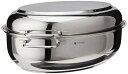 【中古】【未使用・未開封品】WMF Stainless Steel Deep Oval Roasting Pan, 16-1/4-Inch by WMF