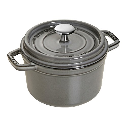 【中古】【未使用・未開封品】(Graphite Gray) - Staub 1101418 Round Cocotte Oven, 0.7l, Graphite Grey【メーカー名】【メーカー型番】【ブランド名】STAUB 鋳物ホーロー鍋...