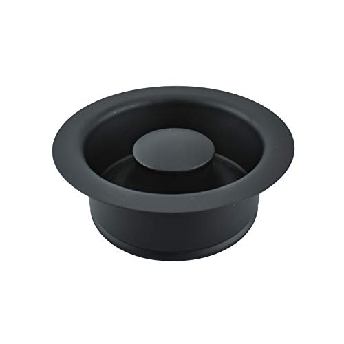 (Black) - Keeney Garbage Disposer Flange And Stopper Combo