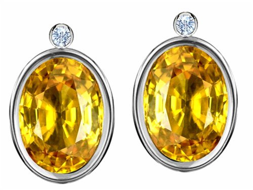 š̤ۡѡ̤ʡSTAR K Oval Genuine Citrine󥰥åwith High Post on Ba...