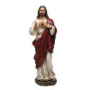 【中古】【未使用・未開封品】Sacred Heart of Jesus Statue God's Divine Love For Mankind