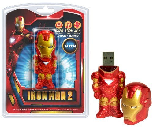 【中古】【未使用・未開封品】Tyme Machines Iron Man 2 8GB USB 2.0 Flash Drive