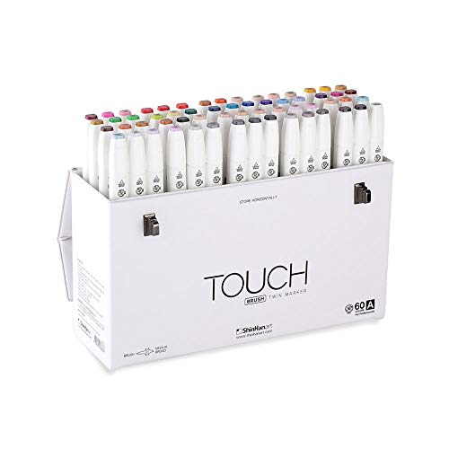 【中古】【未使用・未開封品】Shinhan Touch Twin Brush Marker Set 60 A by Shin Han