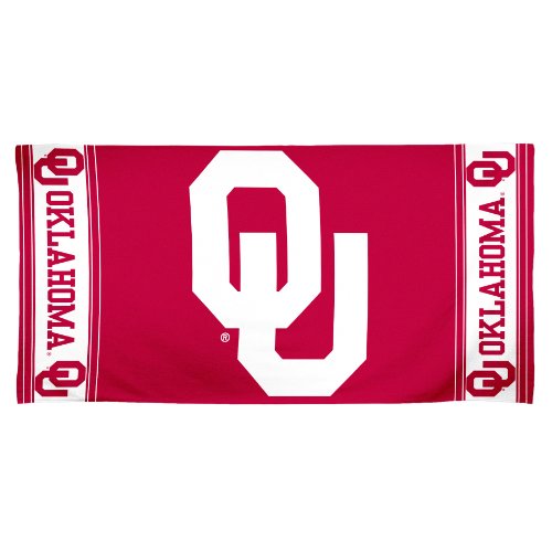 乐天商城 - 【中古】【未使用・未開封品】NCAA Oklahoma Sooners 30?by 60?Fiber Reactiveビーチタオル