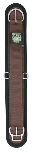 (70cm , Brown) - Weaver Leather Felt Lined Straight Smart Cinch with New and Improved Roll Snug Cinch Buckle