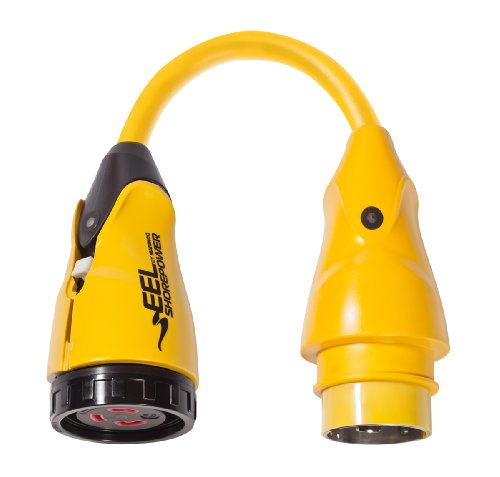 Pigtail Adapter, 50A 125 250V M to 30A F