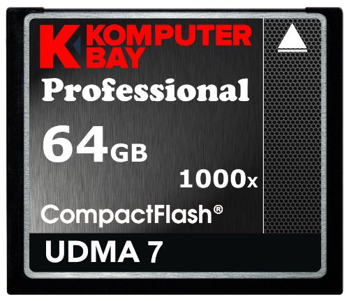 【中古】【未使用・未開封品】Komputerbay 64ギガバイト 専門家 コンパクトフラッシュカード CF 1000X 150メガバイト/秒 極端なスピード UDMA 7 RAW 64 GB Compact Flash Card