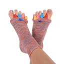 【中古】【未使用・未開封品】Original Foot Alignment Socks マルチカラーソックス ハッピーフィート M(4)