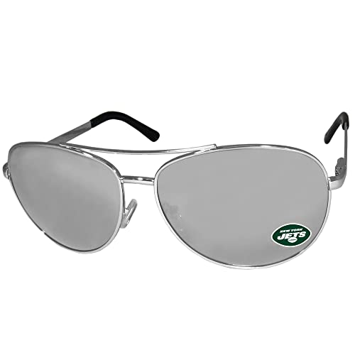 【中古】【未使用・未開封品】Siskiyou Sports FASG100 New York Jets Aviator Sunglasses