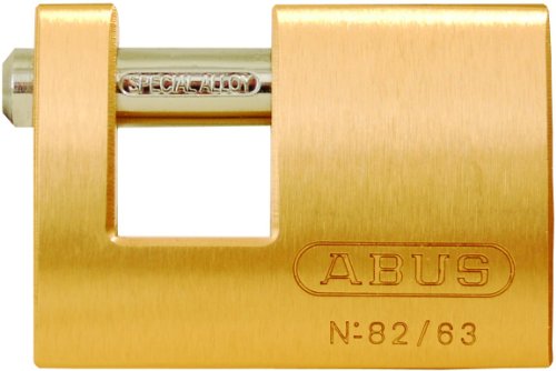 yÁzygpEJizABUS 82/63 KD B All Weather Solid Brass Body Monoblock Keyed Different Padlock by ABUS