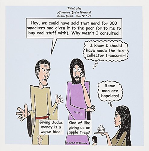 【中古】【未使用・未開封品】リッチDiesslins面白い漫画Gospel漫画???ジョン・12?1???11?Jesus and Judas discuss Finances and Nard???グリーティングカード Set