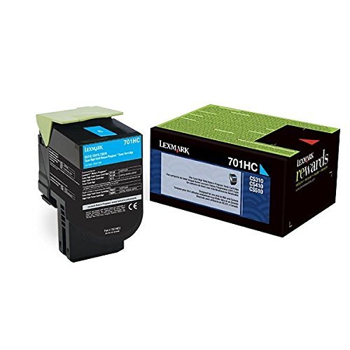 【中古】【未使用・未開封品】(1 Pack) - Lexmark 70C1HC0 Cyan High Yield Return Programme Toner