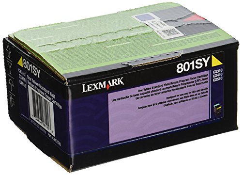 š̤ۡѡ̤ʡLexmark 80C1SY0 Yellow Standard Yield Return Program Toner by Lexmark