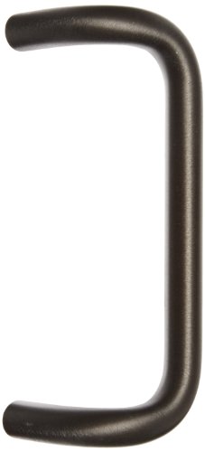 Rockwood BF157.314 Aluminum 90-Degree Offset Door Pull, 1 Diameter x 10 Center-to-Center, Through Bolt Mounting for 1-3/4 Door, Extra D