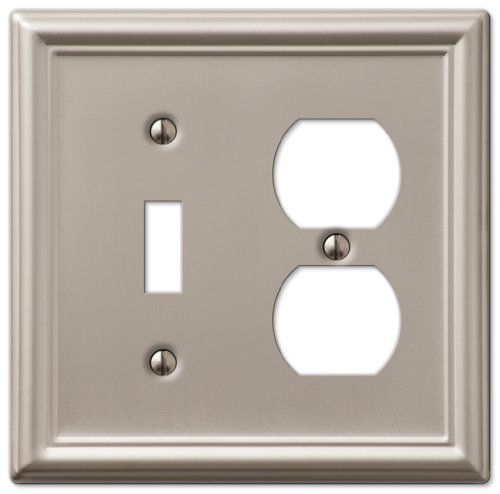 AmarTac 149BBN チェルシー金属空白壁クレート ブラッシュドニッケル Single Toggle / Single Duplex 149TDBN 1