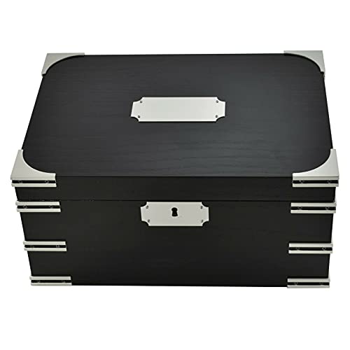 【中古】【未使用・未開封品】Quality Importers Trading Ironside 葉巻ヒュミドール、最大100本の葉巻を収納、黒檀仕上げ