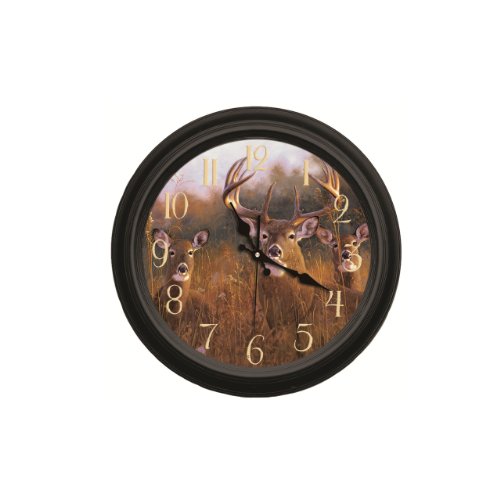 【中古】【未使用・未開封品】ReflectiveアートThe Buck Stops Hereクラシック壁時計、16インチ