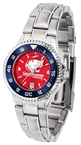 楽天AJIMURA-SHOP【中古】【未使用・未開封品】South Alabama Jaguars Women 'sステンレススチールDress Watch