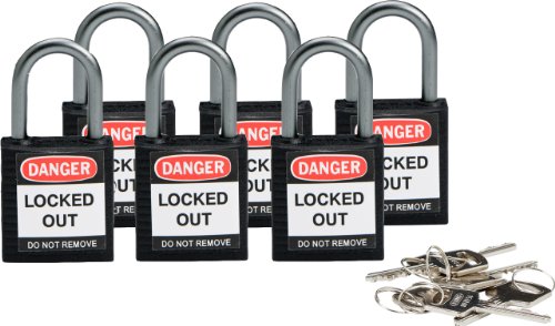 【中古】【未使用・未開封品】Brady 118934 Black, Brady Compact Safety Lock - Keyed Different (6 Locks) by Brady 【中古】【未使用・未開封品】Brady 118934 Black, Brady Compact Safety Lock - Keyed Different (6 Locks) by Brady