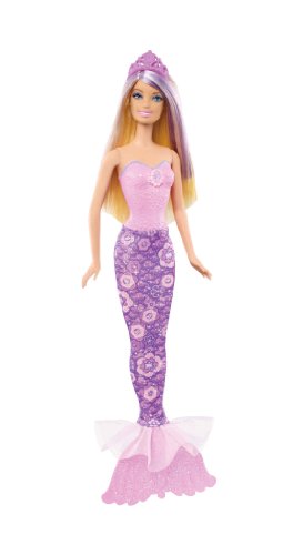 yÁzygpEJizo[r[ Barbie Color Magic Blonde Mermaid Doll, Purple@Ai