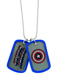 【中古】【未使用・未開封品】Jewel M Captain America Double-Sided Dog Tag