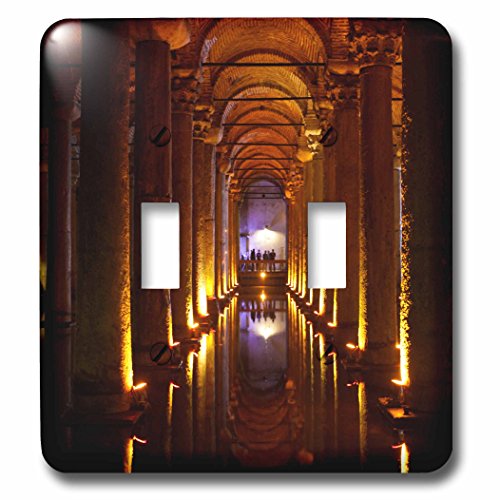 3drose LSP 75866?_ 2イスタンブール、トルコ。Underground Roman cistern-as37?jmr0029?Julien Mcrobertsダブル切り替えスイッチ
